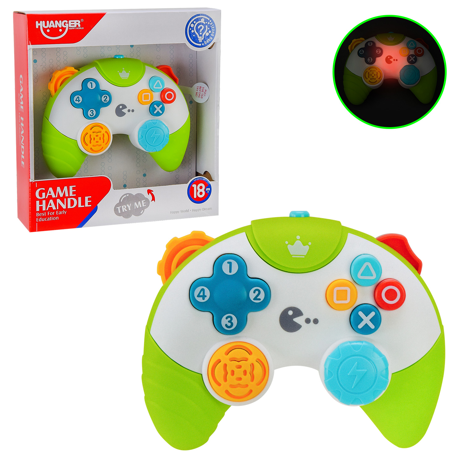 Розв. муз. іграшка арт. HE0531 (48шт)джойстик,батар, звуки, мелодиї, короб. 19*5,5*20см