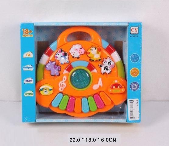 Орган муз. розв. арт. CY-6055B (60шт/2) батар.,звуки тварин, короб. 22*18*6см