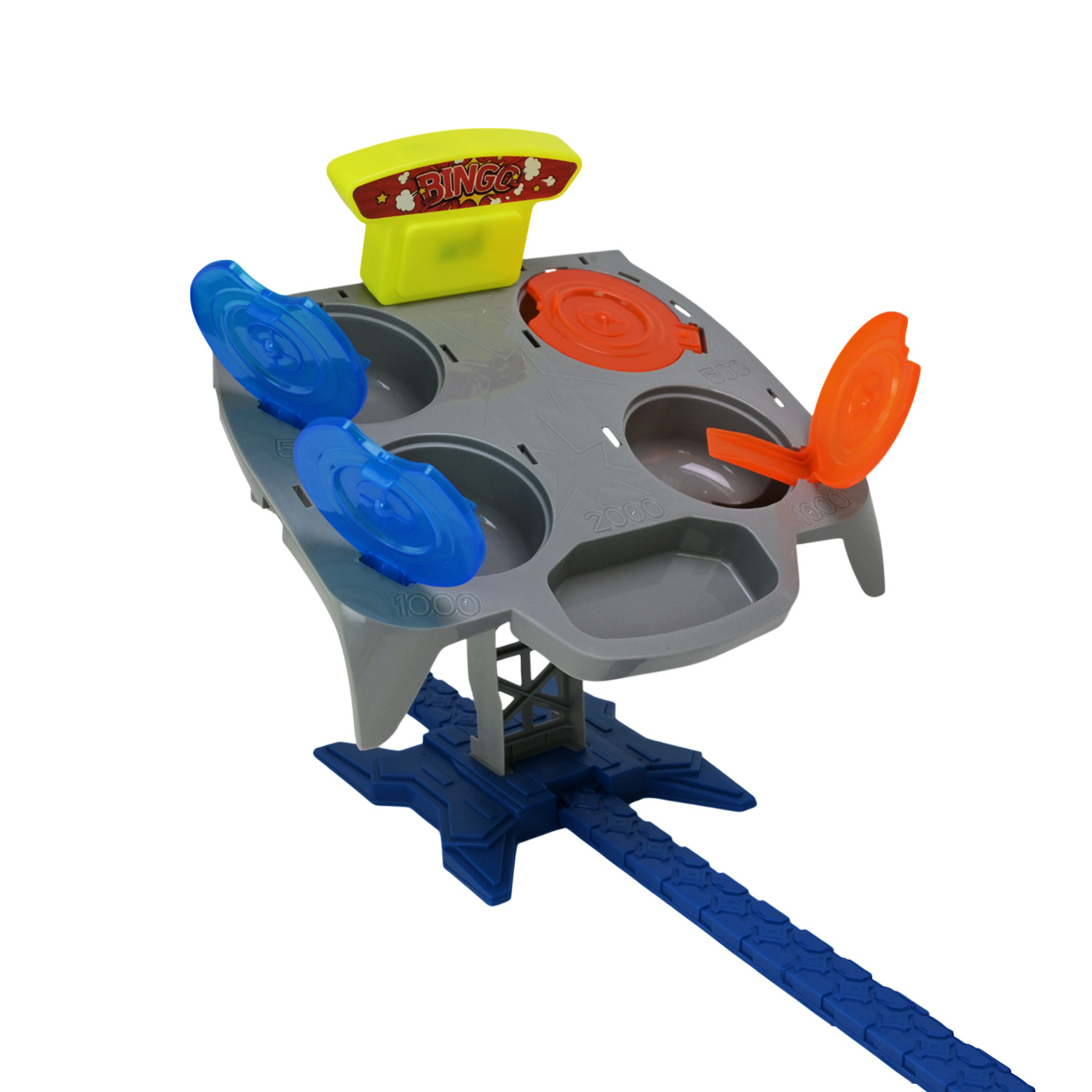 Трек JJ165 (18шт) батар. світло,звук,2машинки, короб. 61*7*38см