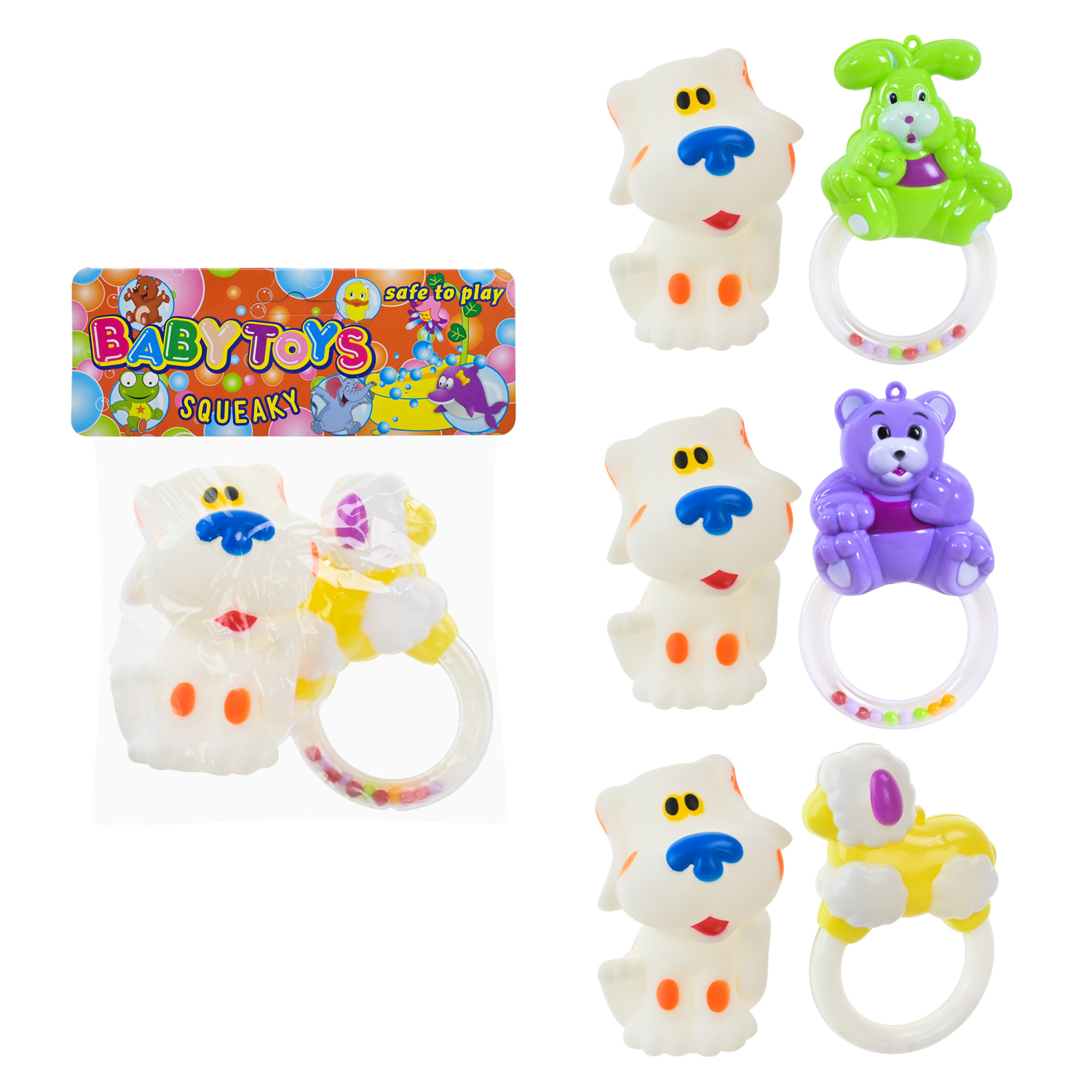 Брязкальце арт. 360 (288шт/3) з пискавкою, пакет 22*8*15 см