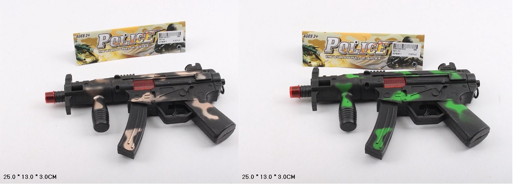 Автомат-тріскачка арт. 1911-9/11 (384шт/2) 2 кольор.,пакет. 25*3*13см