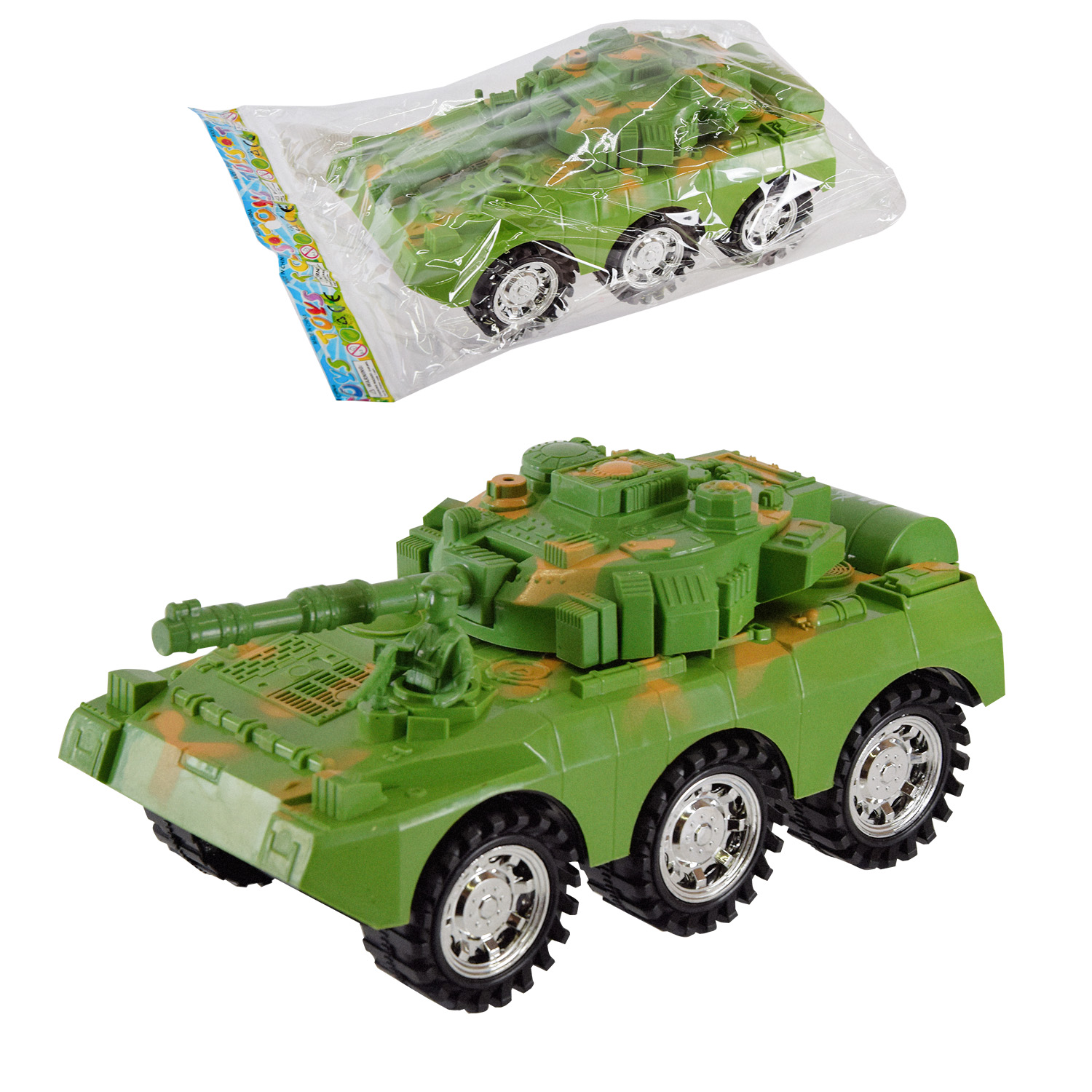 Танк арт. FHN/ 9907-9 (72шт/2) інерц. пакет. 25,5*13*12см.