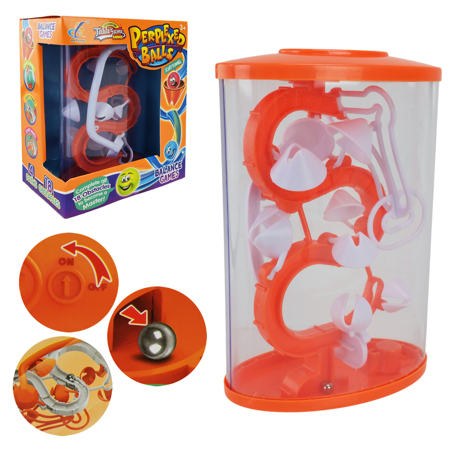 Головоломка 3D-лабіринт арт. 13818 (72шт/2)  короб.15*9*19 см