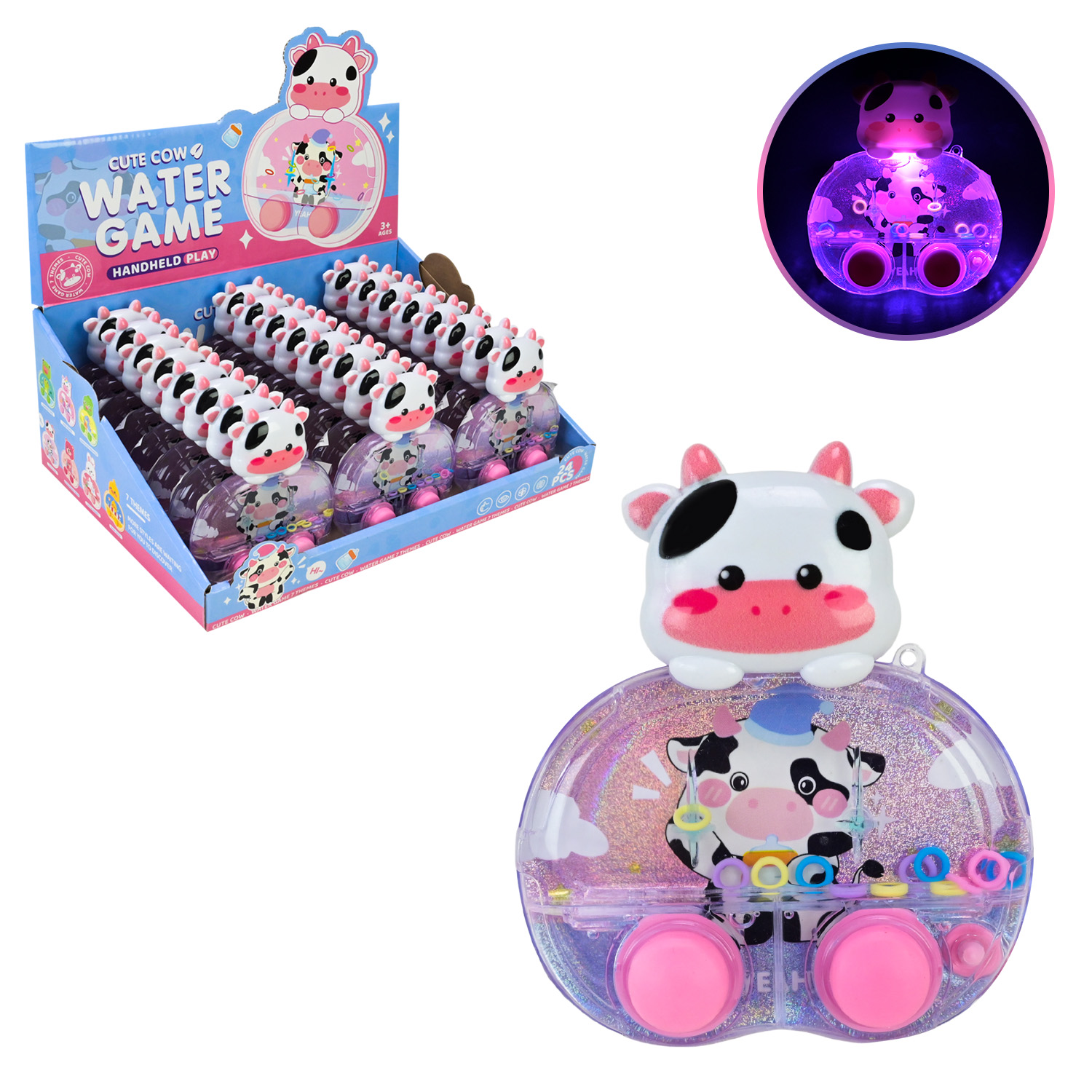 Водна гра з кільцями арт. 1005-4A (288шт/2) з світлом,р-р 10*2*11см, 12 боксів по 24шт, бокс 31,5*22,5*11,7см.