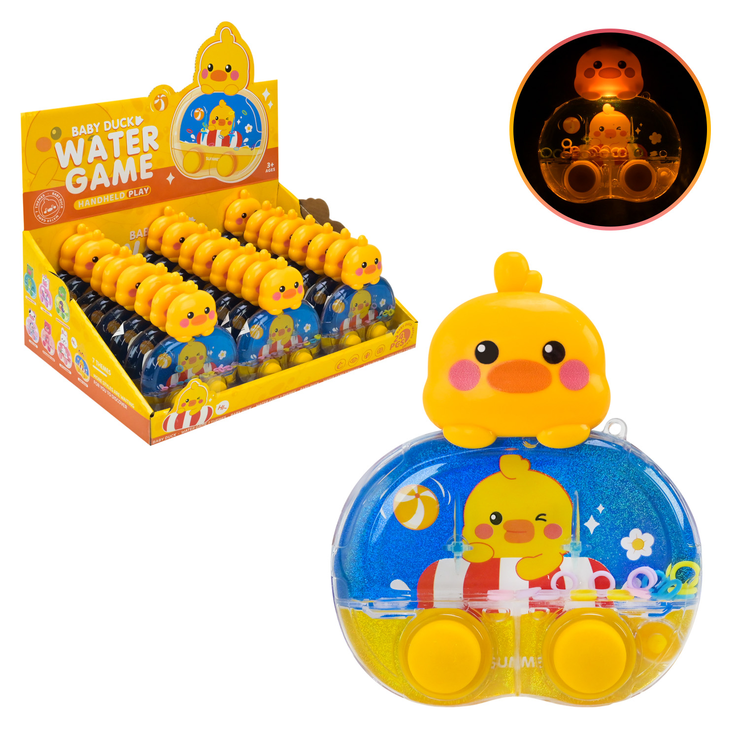 Водна гра з кільцями арт. 1005-7A (288шт/2)з світлом, р-р 10*2*11см, 12 боксів по 24шт, бокс 31,5*22,5*11,7см.