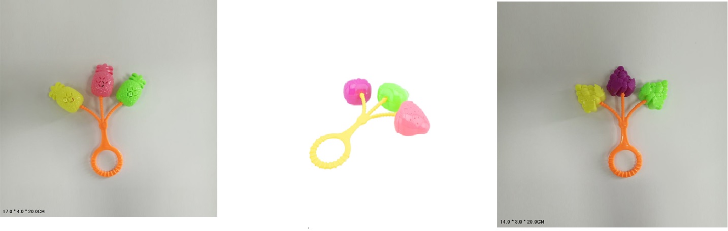 Брязкальце у ручку арт. 0053-1/3/2 (480шт/2) 3 види мікс, пакет 14*3*20см