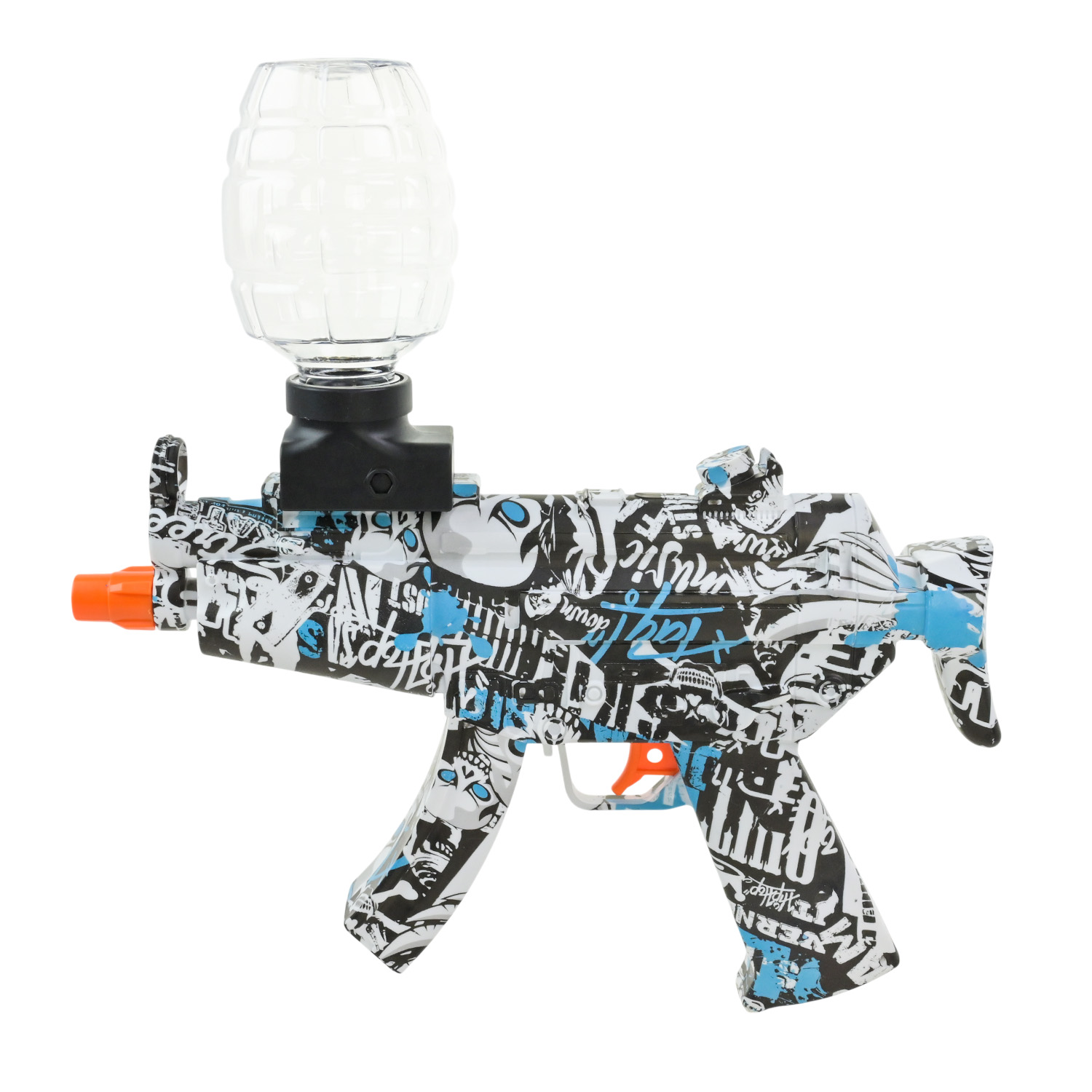 Зброя арт.M01 (18шт) стріляє гел.кулями,акум.,короб 31*18,8*7,5см