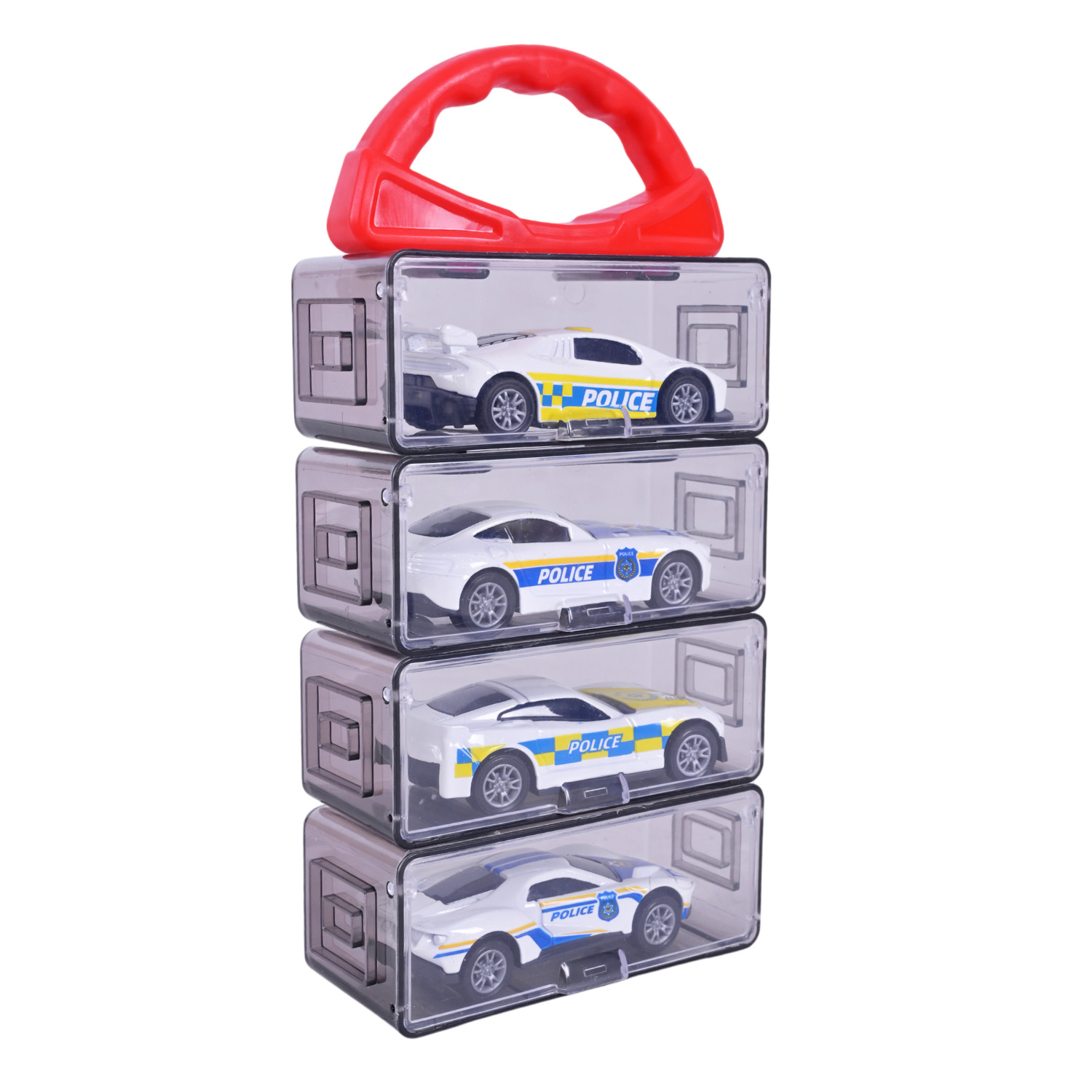 Набір машин арт. 485-2A (72шт/2) набір металевих машин, 2 види, у дисплей боксі 28*17*19 см, у валізі 9*4*18 см