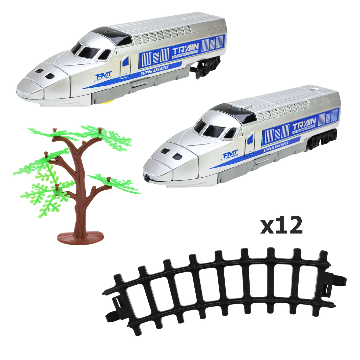 Потяг арт. JHX8809 (60шт/2) батар світло, звук, короб. 40*7*30,5см
