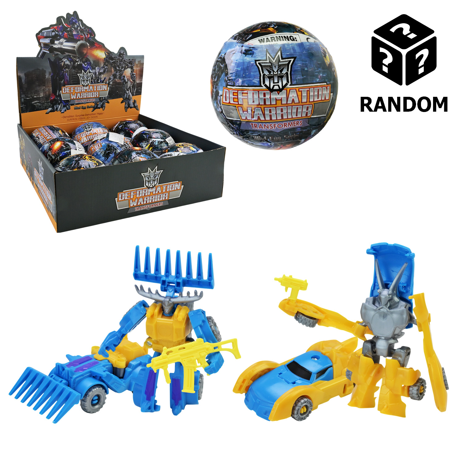 Транспорт арт. 545-02 (216шт) 12видів, куля-сюрприз 10 см, 24уп по9шт у дисплей боксі 32*31*10см