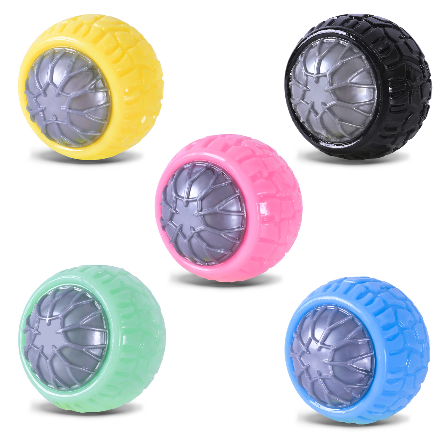 Пострибунчик арт. PR2517 (288шт) 5 видів 6,5 см світиться, 12 шт у дісплеї 29*21*6,5 см