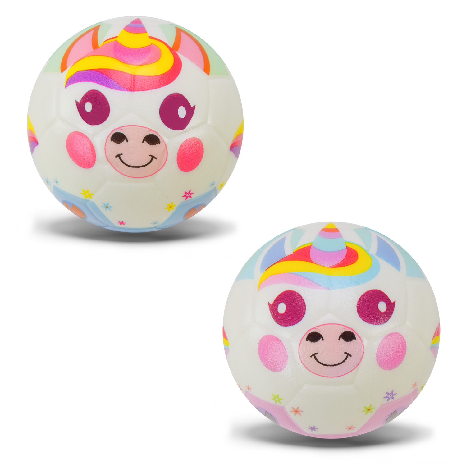 М'яч фомовий арт. SPB24637 (300шт) 10 см кожен у пакетi,2 кольори