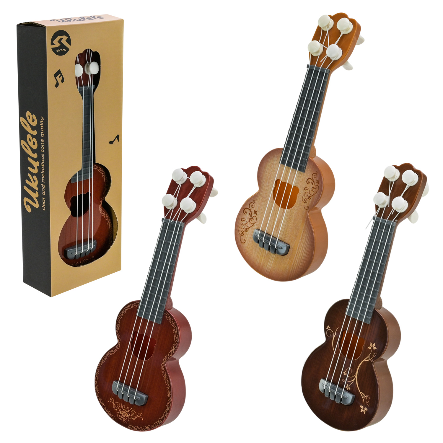 Гітара арт. 8830 (162шт/2) 3 кольора мікс, короб. 9,5*4,5*26см