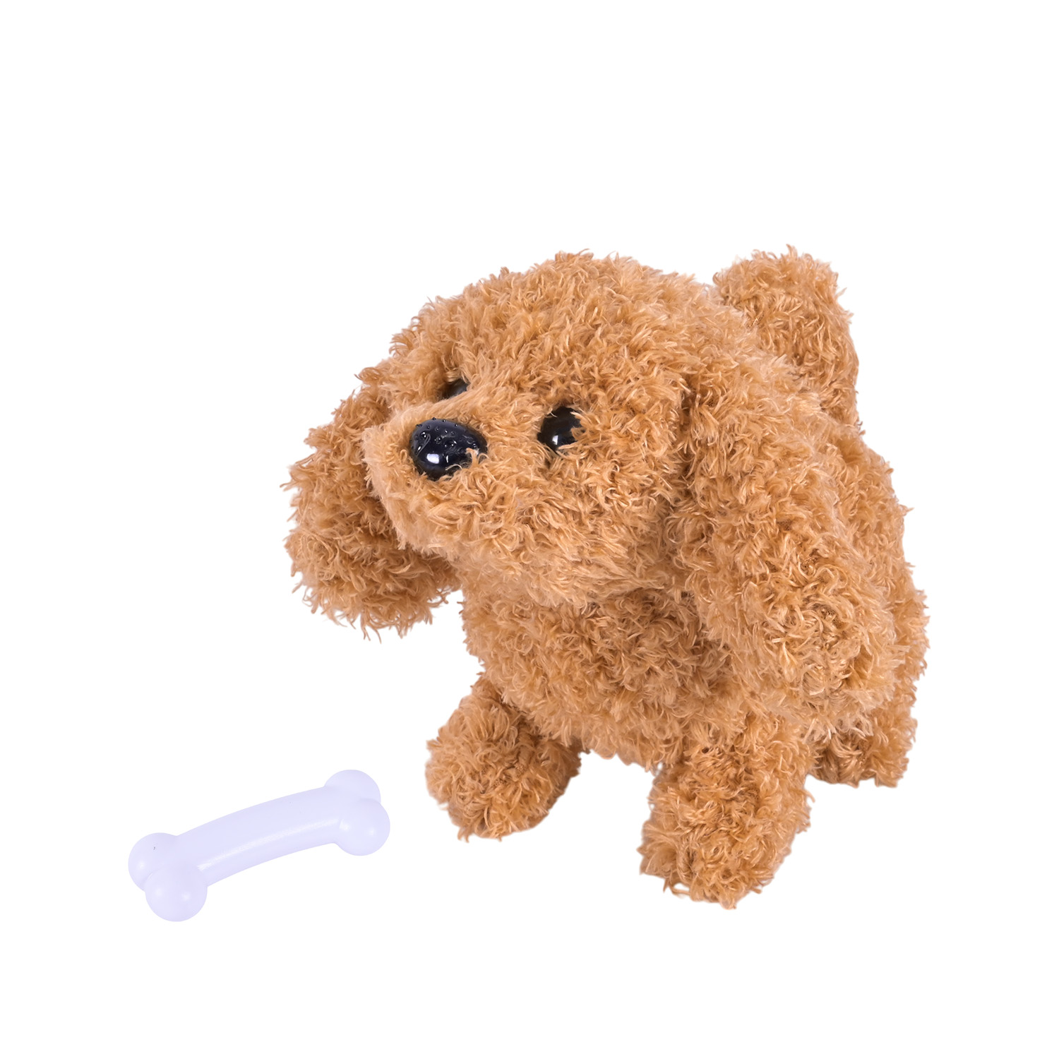 М'яка інтерактивна арт. K7850/51/52/53/54/55 (96шт/2) собачка в сумці 6 мікс ходить, гавкає, р-р сумки 19*12*18 см