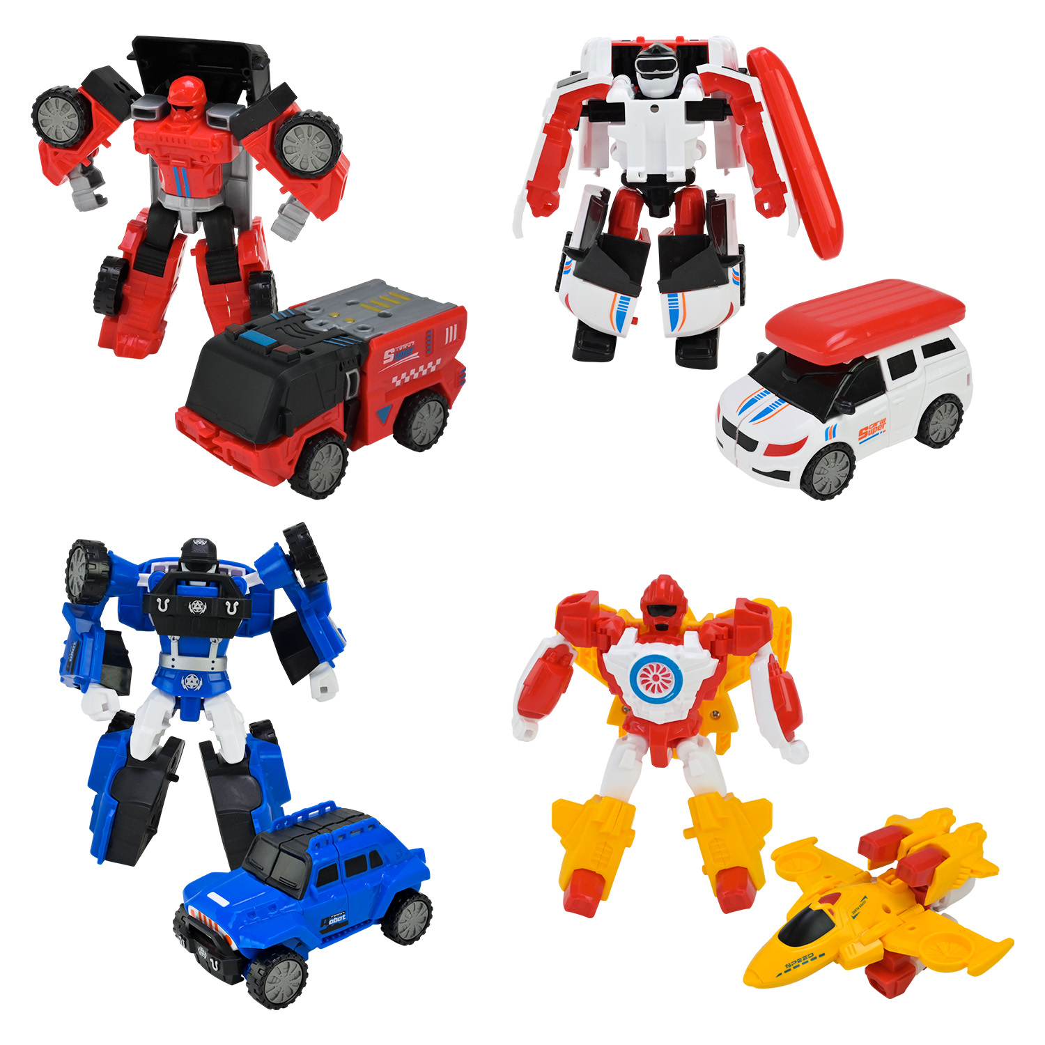 Набір роботів арт. 788-17Y (30шт) 4 види, короб 39,5*27*8см