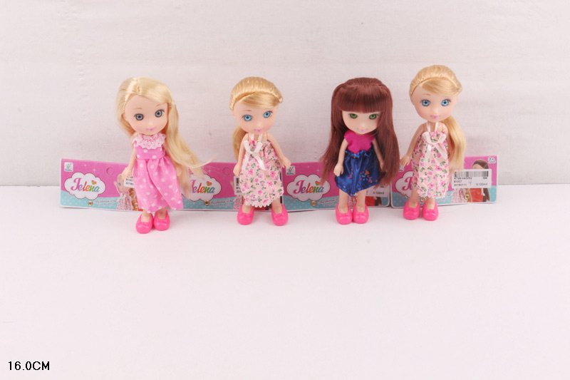 Лялька мал. арт. 81007 (192шт/2)мыкс 4 види, пакет 16 см