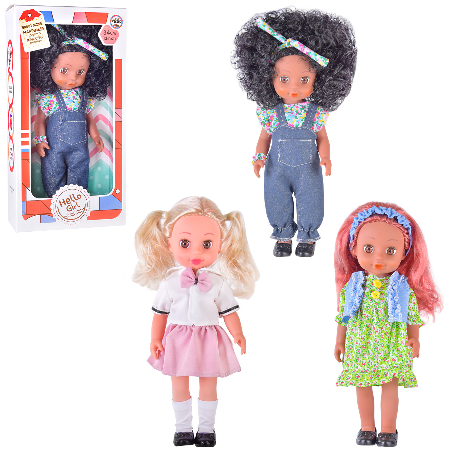 Лялька арт. 0388-6/2488A-3/2488A-6 (36шт) мікс 3 види,муз. висота 34см, короб. 37,5*19*9 см