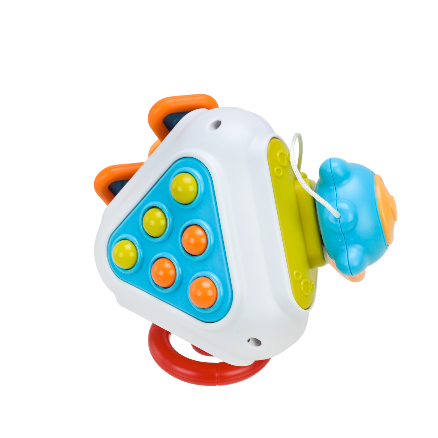 Брязкальце арт. PL-724-78 (72шт) "Сонячний зайчик", тактильні, рухомі частини,р-р13,5*10см, короб. 14,5*12,5*12см