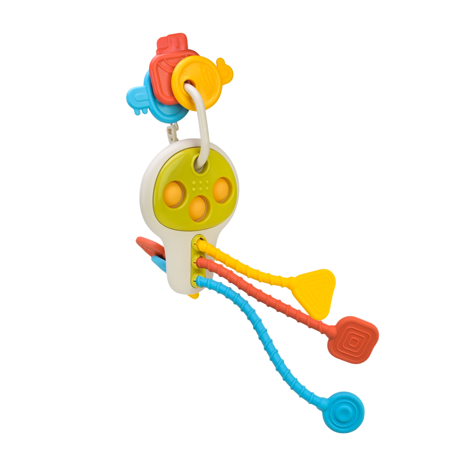 Брязкальце-прорізувач арт. PL-724-79 (64шт) "Сонячний зайчик"натискать, витягать та гризти, р-р11*9*17см, короб.14*16*10см