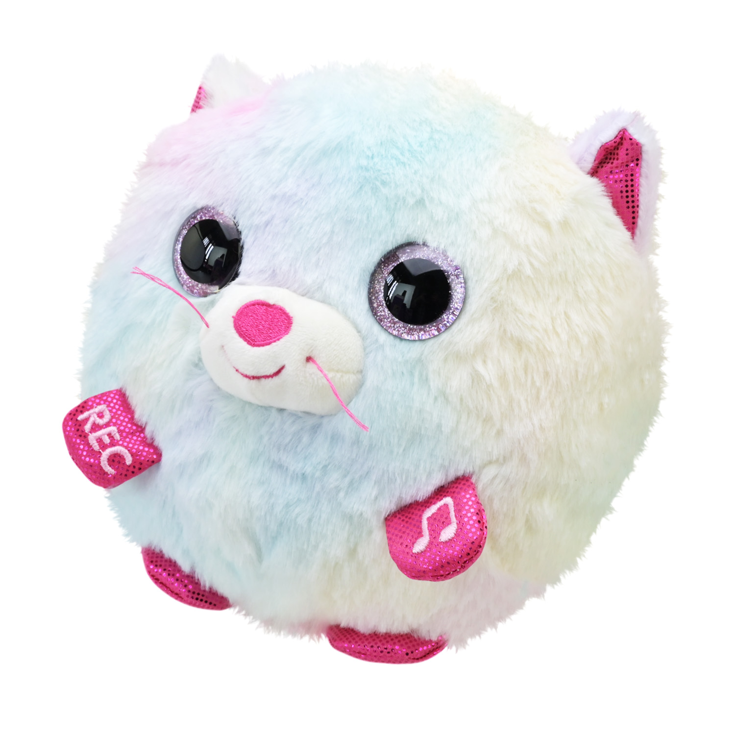 М'яка інтер. іграшка арт. 1931-2 (24шт) кошеня музика, світло, повторюшка короб. 23,5*15*22см