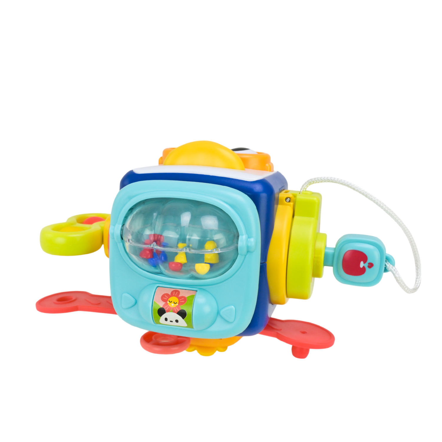 Брязкальце тактильне арт. PL-724-82 (48шт/2) "Сонячний зайчик". рухомі частини, р-р16,5*13,5*9,5 см, у короб.18,5*17*11,5см