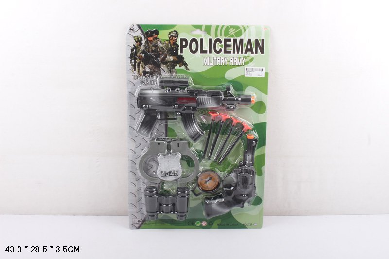 Поліцейський набір арт. 2727-4 (72шт/2) планш. 43*28,5*3,5см