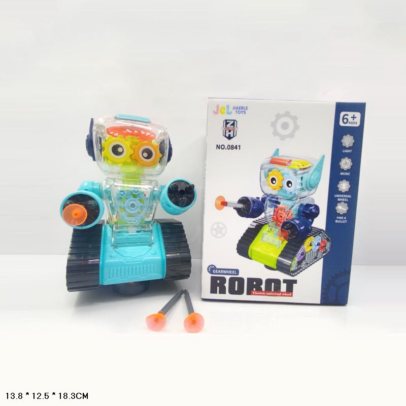 Робот арт. 0841 (48шт/2) батар, світло, звук, короб.13,5*12,5*18,3см