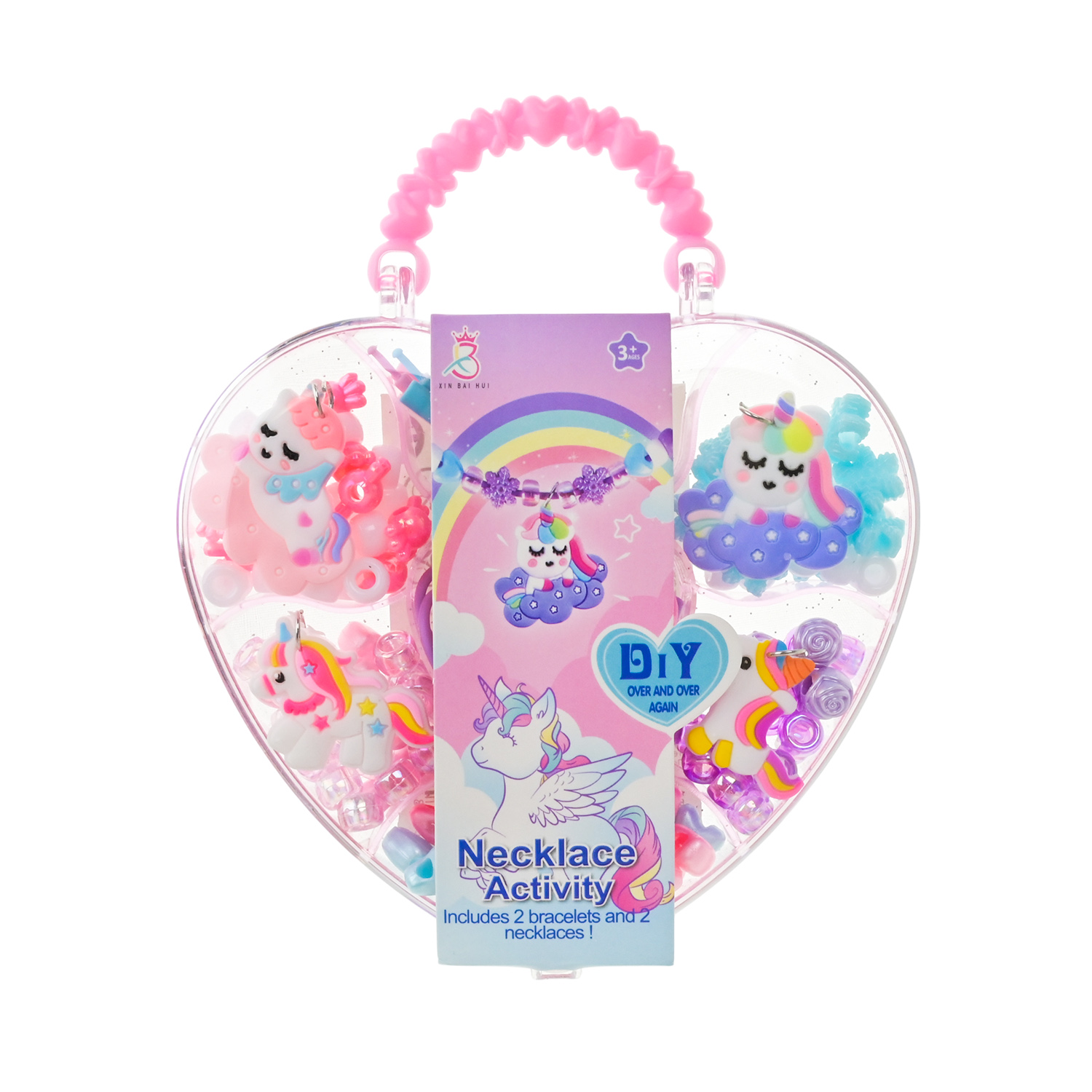 Бісер арт. A126-1(216шт/2) намистини, бісер, підвіски,р-р 14*16,5см, бокс. 30,7*23,7*14,2см