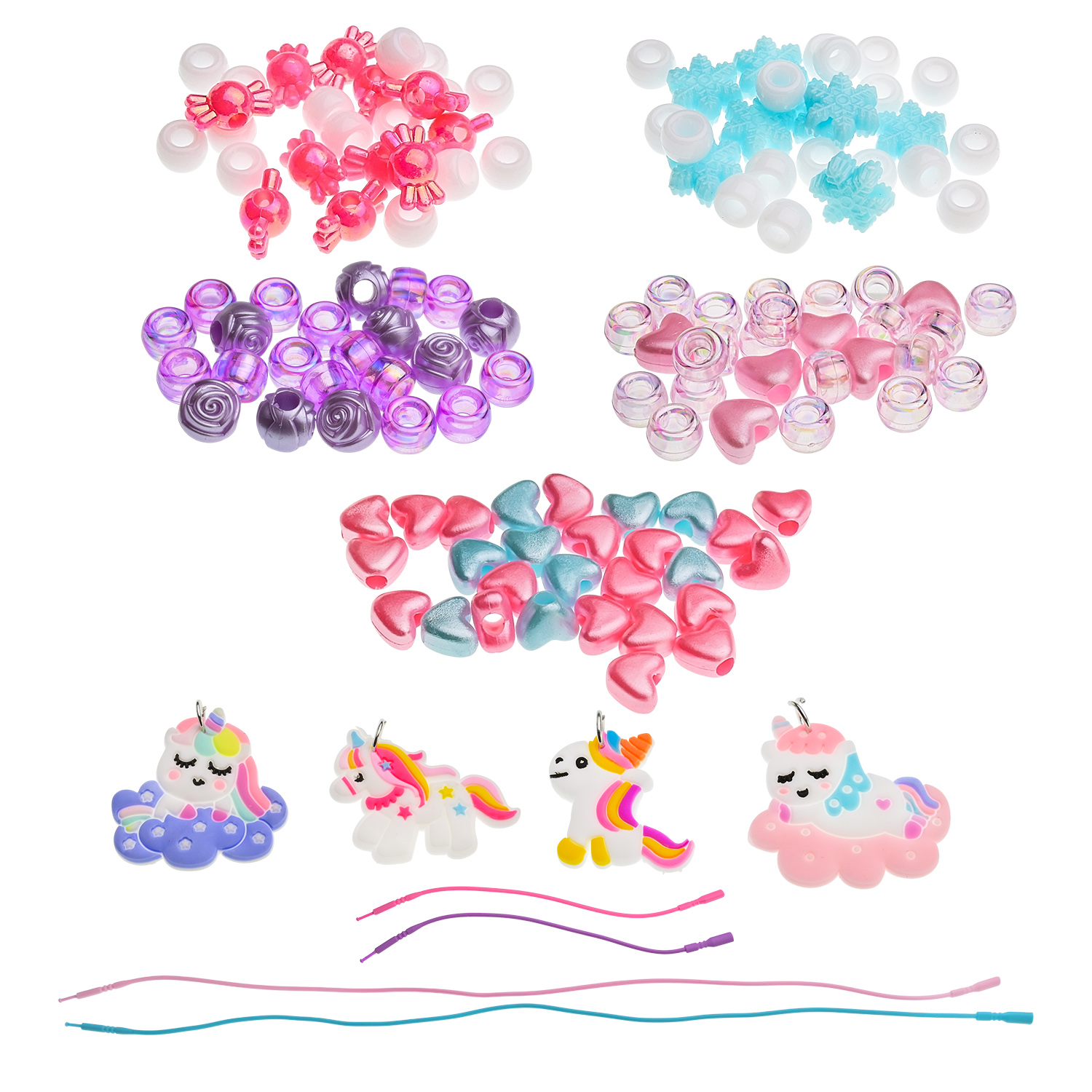 Бісер арт. A126-1(216шт/2) намистини, бісер, підвіски,р-р 14*16,5см, бокс. 30,7*23,7*14,2см