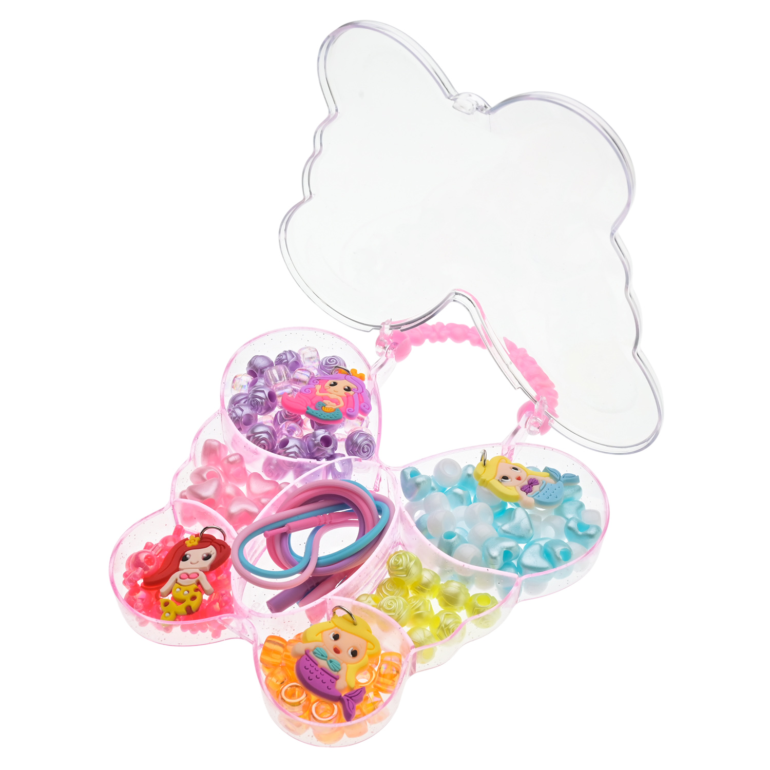 Бісер арт. A126-2 (216шт/2) ннамистини, бісер, підвіски,р-р 14*16,5см, бокс. 30,7*23,7*14,2см