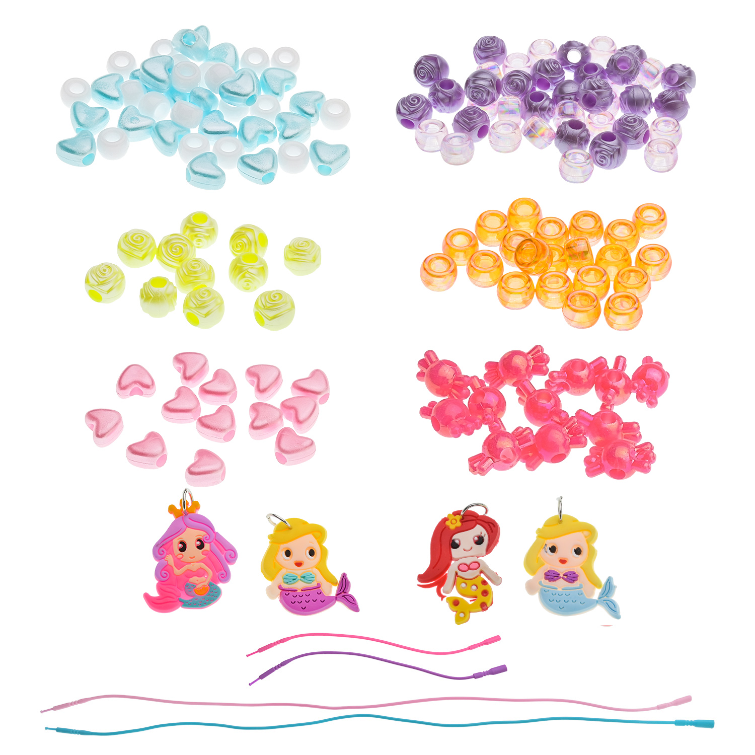 Бісер арт. A126-2 (216шт/2) ннамистини, бісер, підвіски,р-р 14*16,5см, бокс. 30,7*23,7*14,2см