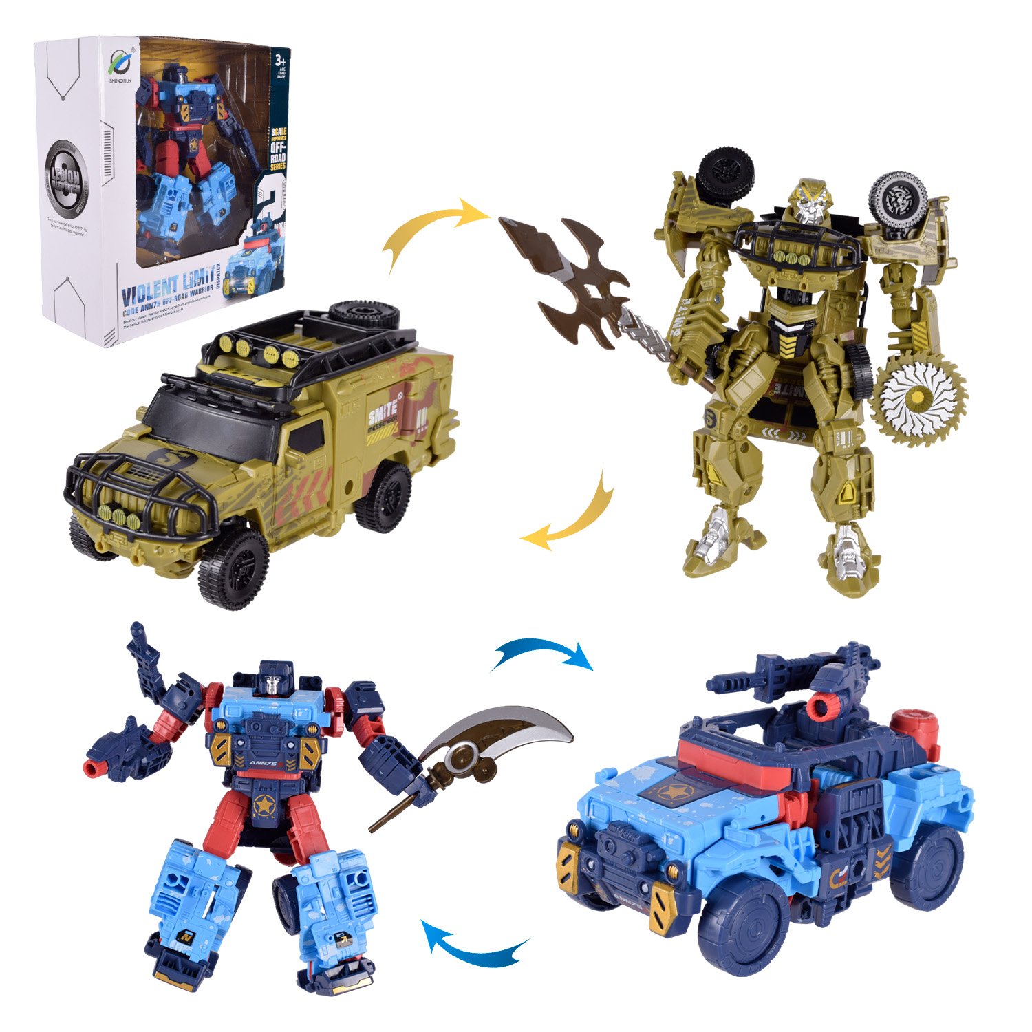 Робот арт. 339-88 (48шт/2) 2види, короб. 22*9*23,3см