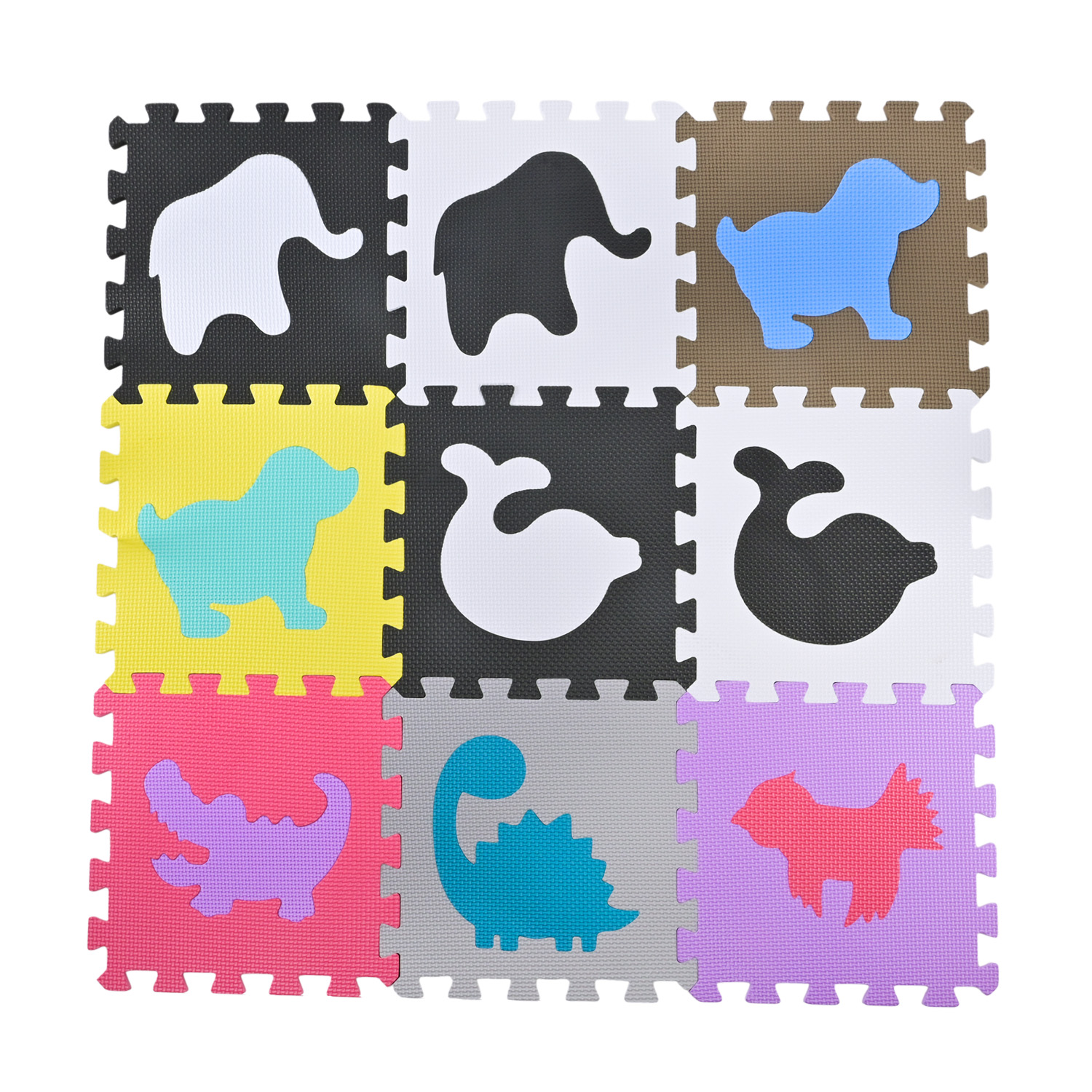 Пазли фомові EVA арт C9801 (24шт) 30*30 см 9 дет в плівці плівка 30*30*8 см