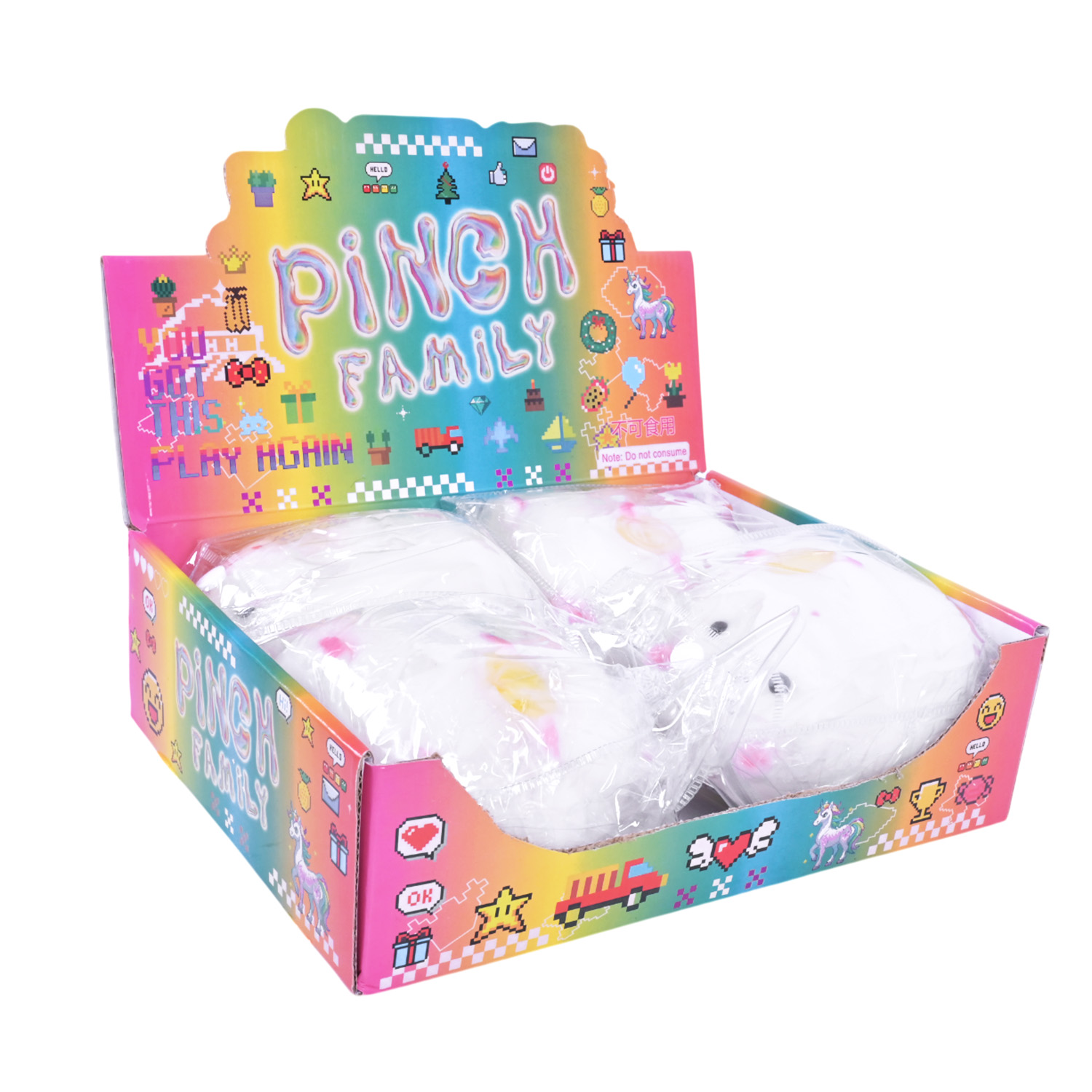 Aнтистрес арт. C2991 (24шт) Таба хом'як 11,5*10см 605г pvc сумка 12*6,5*14 см