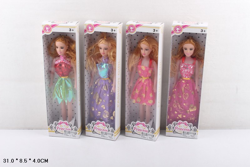 Лялька арт. 2203-4 (180шт/2) 4 види,короб.31*8,5*4 см