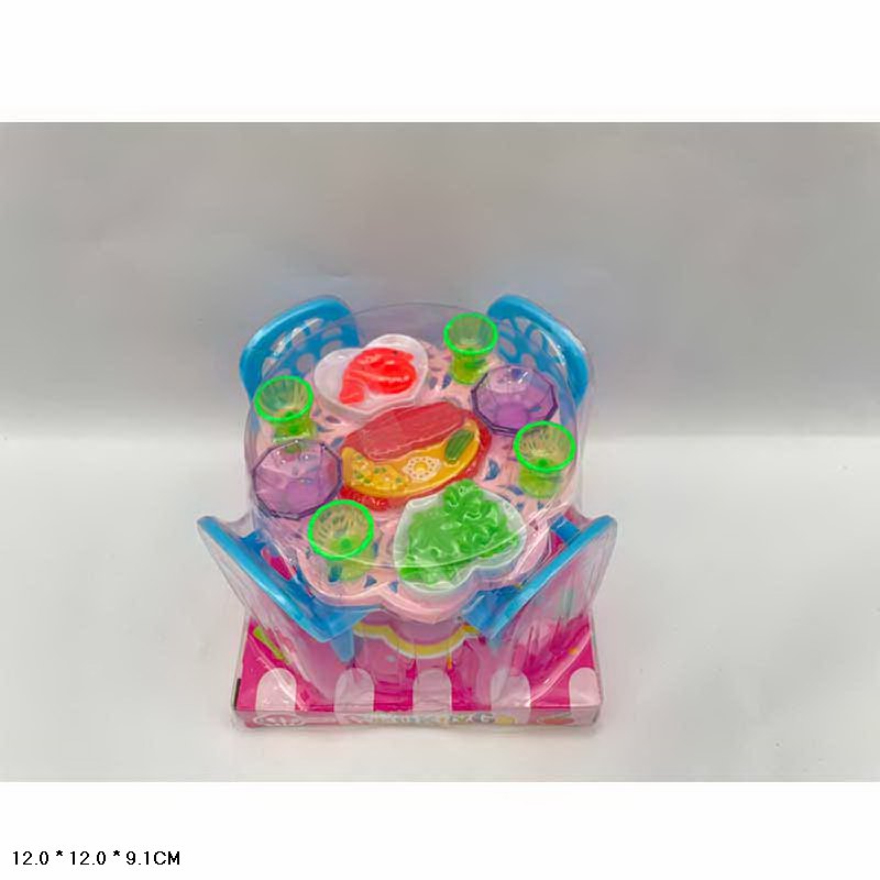 Меблі арт. 77-96 (224шт) стол, стільці, аксес короб. 12*12*9 см