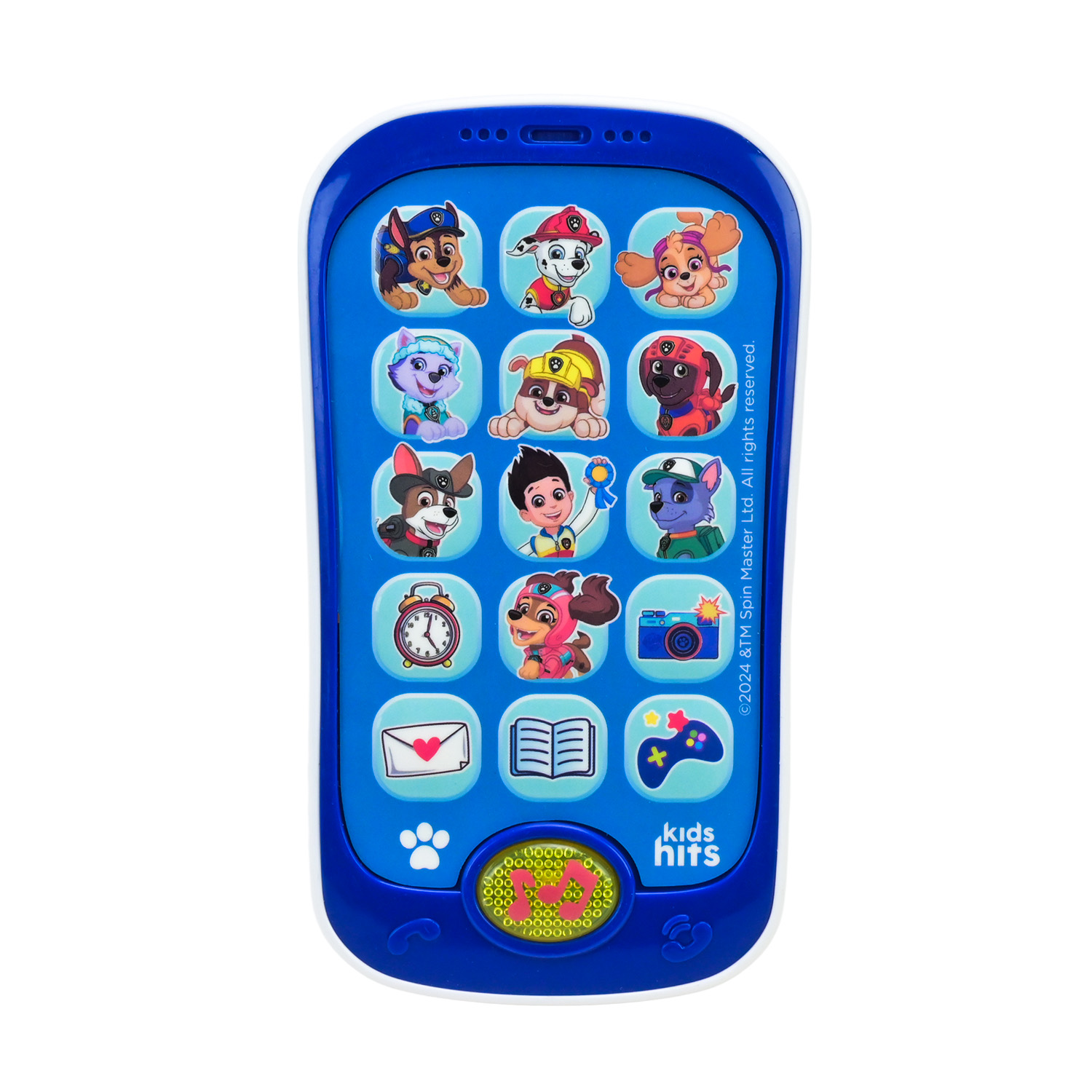 Телефон муз. розв. Kids Hits арт. KKH03/006L (96шт)"Paw Patrol",батар у комплекті., короб. 23*3,5*18.5 см