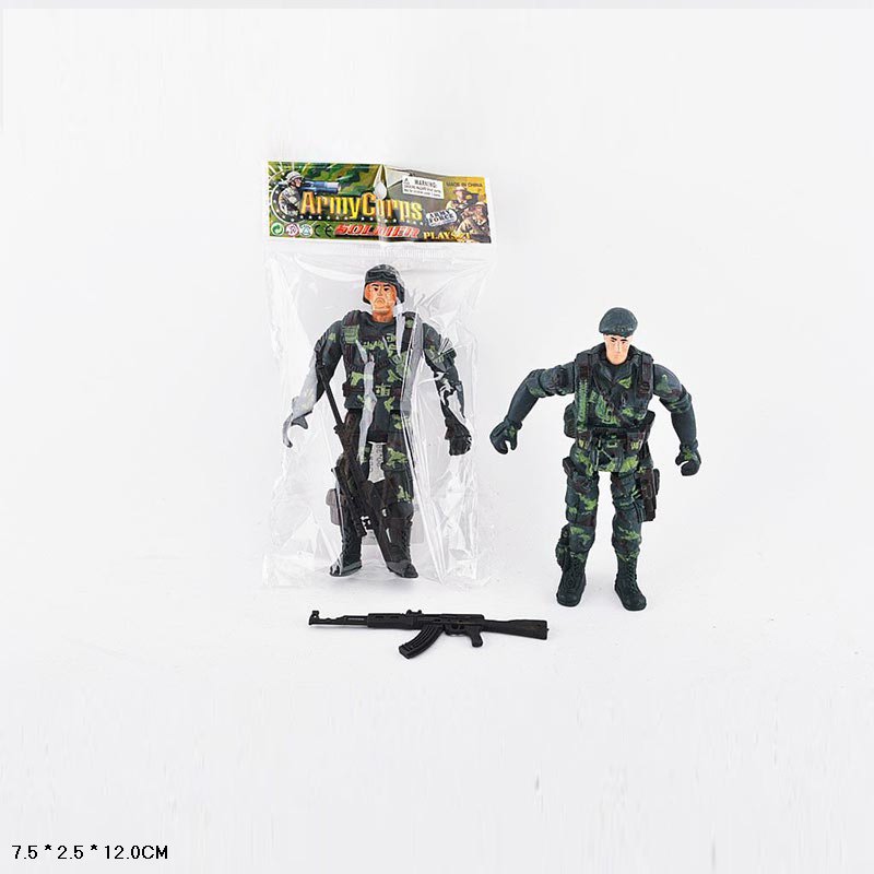 Фігурка солдата арт. 588-42 (1116шт/2) пакет 12*7,5*2,5см