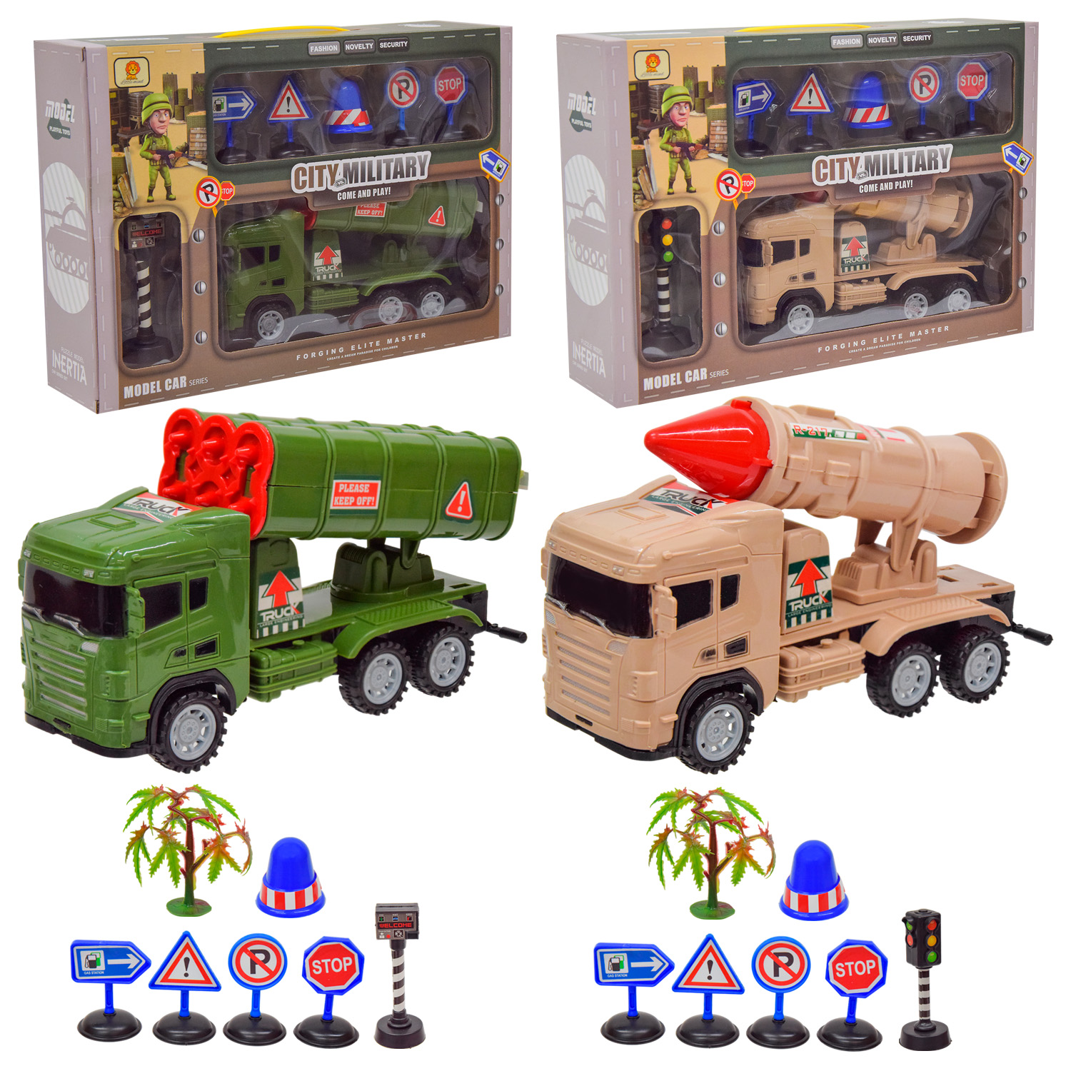 Набір транспорту арт. ZH999-3 (40шт) 2кольора,військова техніка,аксесуари,короб 38,2*26,2*9см