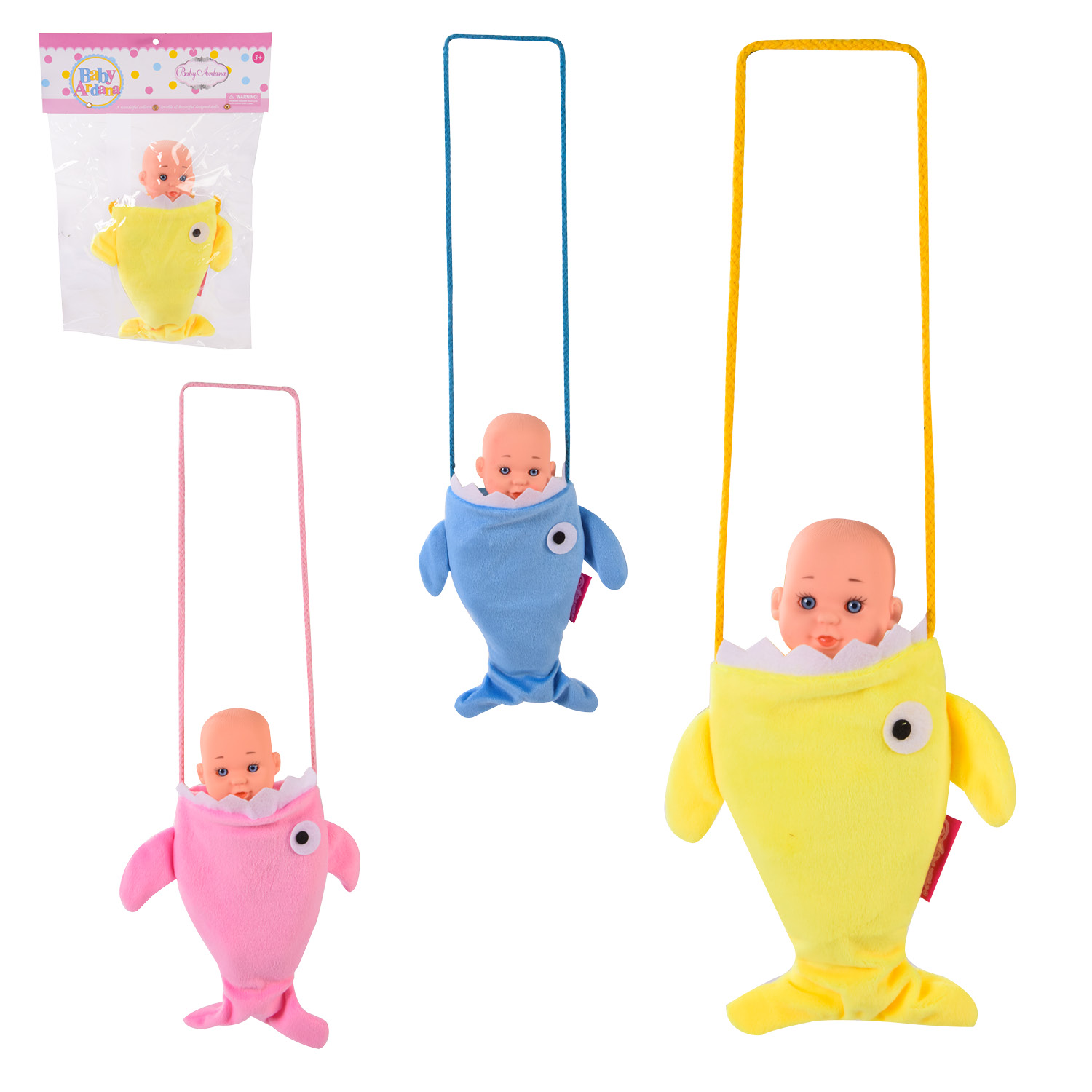 Пупс муз. арт. A737 (48шт) 3 види,пакет 23*7*33 см