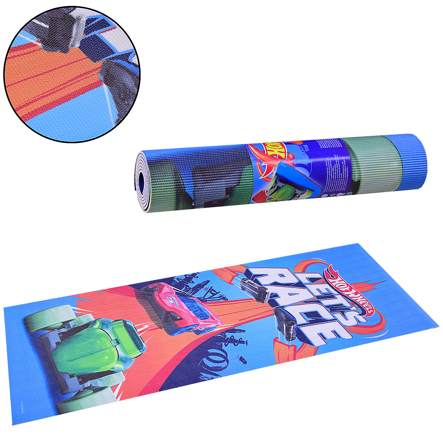 Йогамат HY0104 (20шт), PVC, 1 кг, р-р килимка – 61*173*0.5 см