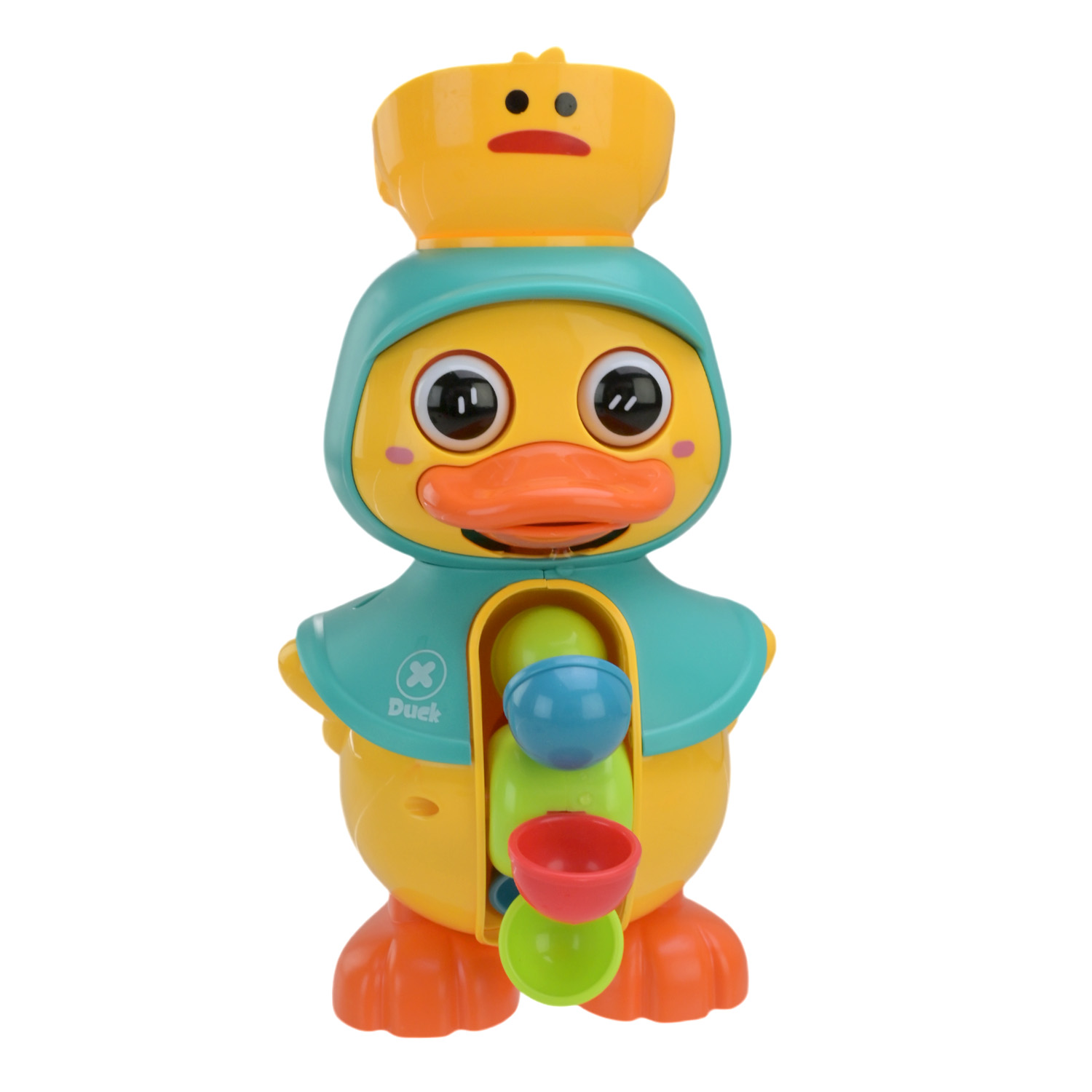 Іграшка для гри у ванні арт. PL-724-40 (60шт) "Грайся та навчайся", утка,рухається коли на неї потрапляє вода, 2 кольори мікс, короб. 21,7*14,3*11,8 см