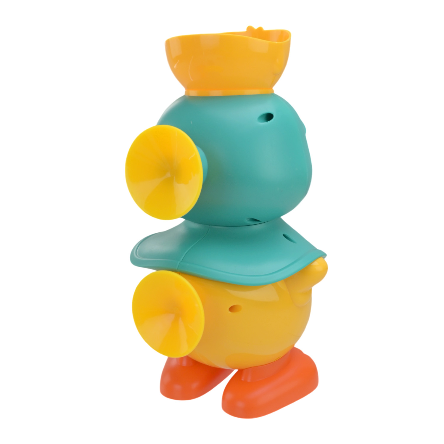 Іграшка для гри у ванні арт. PL-724-40 (60шт) "Грайся та навчайся", утка,рухається коли на неї потрапляє вода, 2 кольори мікс, короб. 21,7*14,3*11,8 см