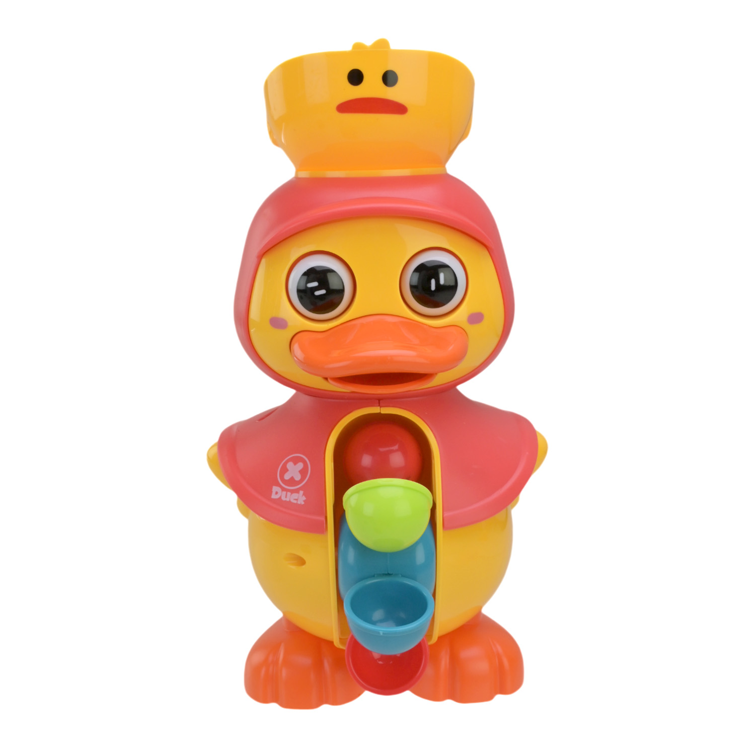 Іграшка для гри у ванні арт. PL-724-40 (60шт) "Грайся та навчайся", утка,рухається коли на неї потрапляє вода, 2 кольори мікс, короб. 21,7*14,3*11,8 см