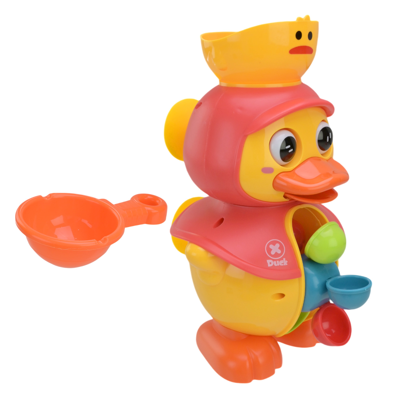 Іграшка для гри у ванні арт. PL-724-40 (60шт) "Грайся та навчайся", утка,рухається коли на неї потрапляє вода, 2 кольори мікс, короб. 21,7*14,3*11,8 см