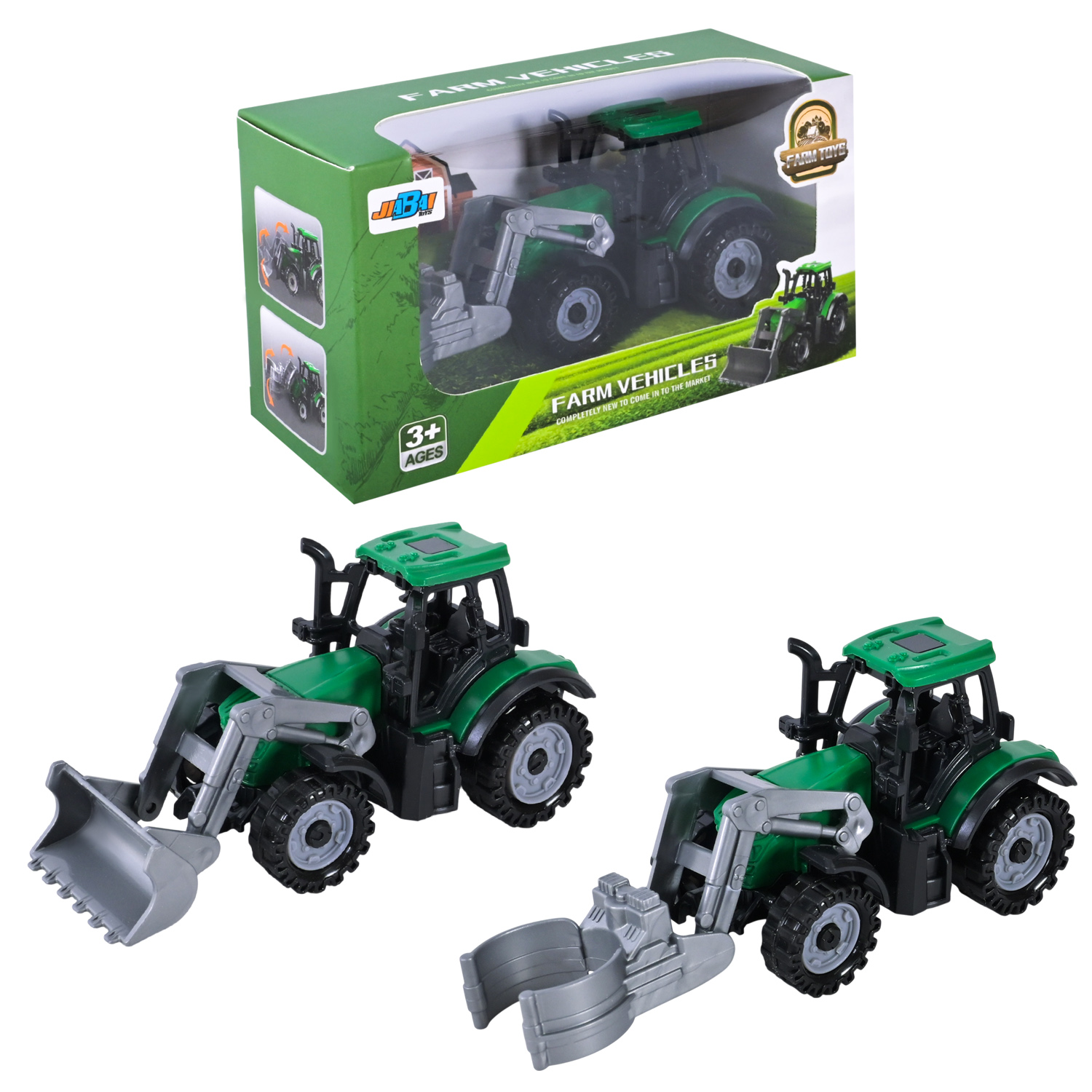 Трактор арт 5279-91 (360шт/2) 2 вида мікс, короб. 14,5*5,5*7,8см