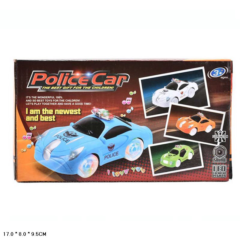 Машинка муз. арт. 8813-66 (252шт/2) 2 кольори мікс, звук, світло,рух, короб. 17*8*9,5см