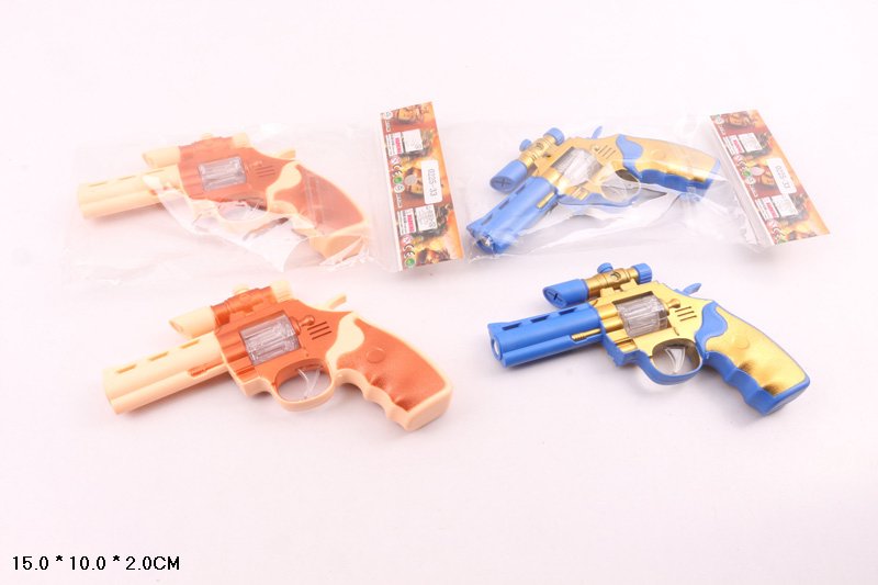 Пістолет арт. 0225-33 (288шт/2) 2 кольори, пакет. 15 * 10 * 2см