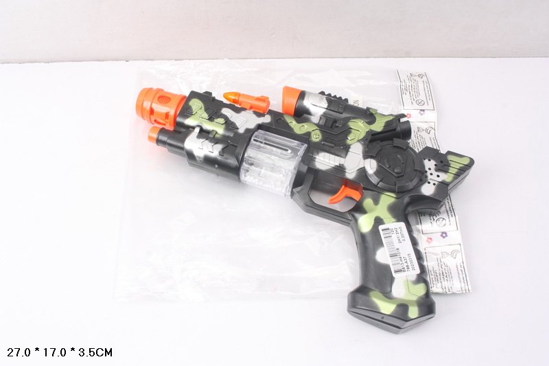 Пістолет арт. 788-A37 (120шт/2) батар. світло, звук, у пакеті 21*4*33 см