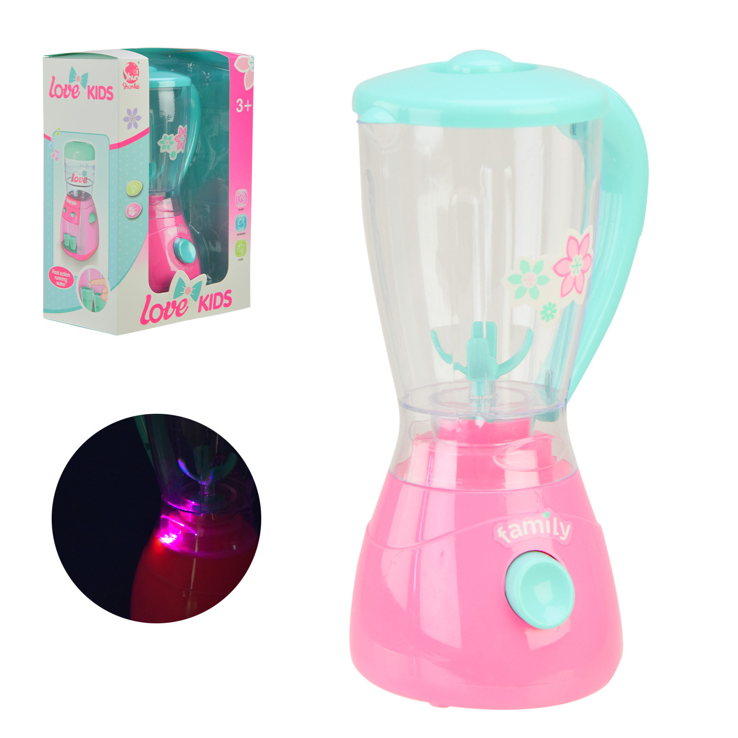 Блендер арт. SK28A (96шт/2) батар. світло, звук короб. 15*9*21см